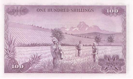 100 Shilingi 1972 p.10c